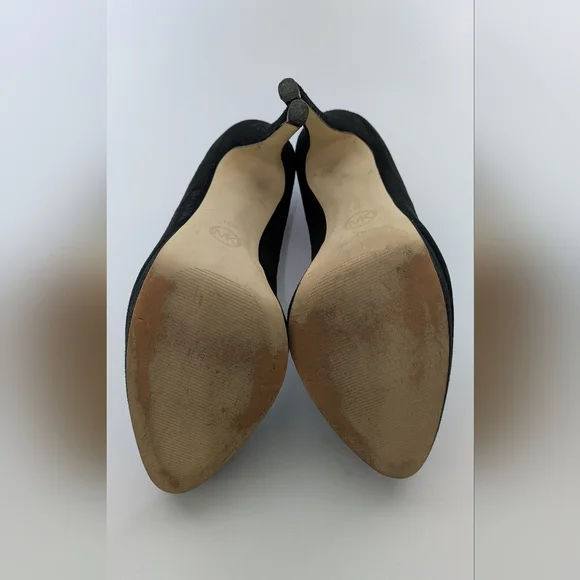 Michael Michael Kors York Suede Pumps Women’s Size 10M Black Stiletto High Heels - Picture 5 of 8